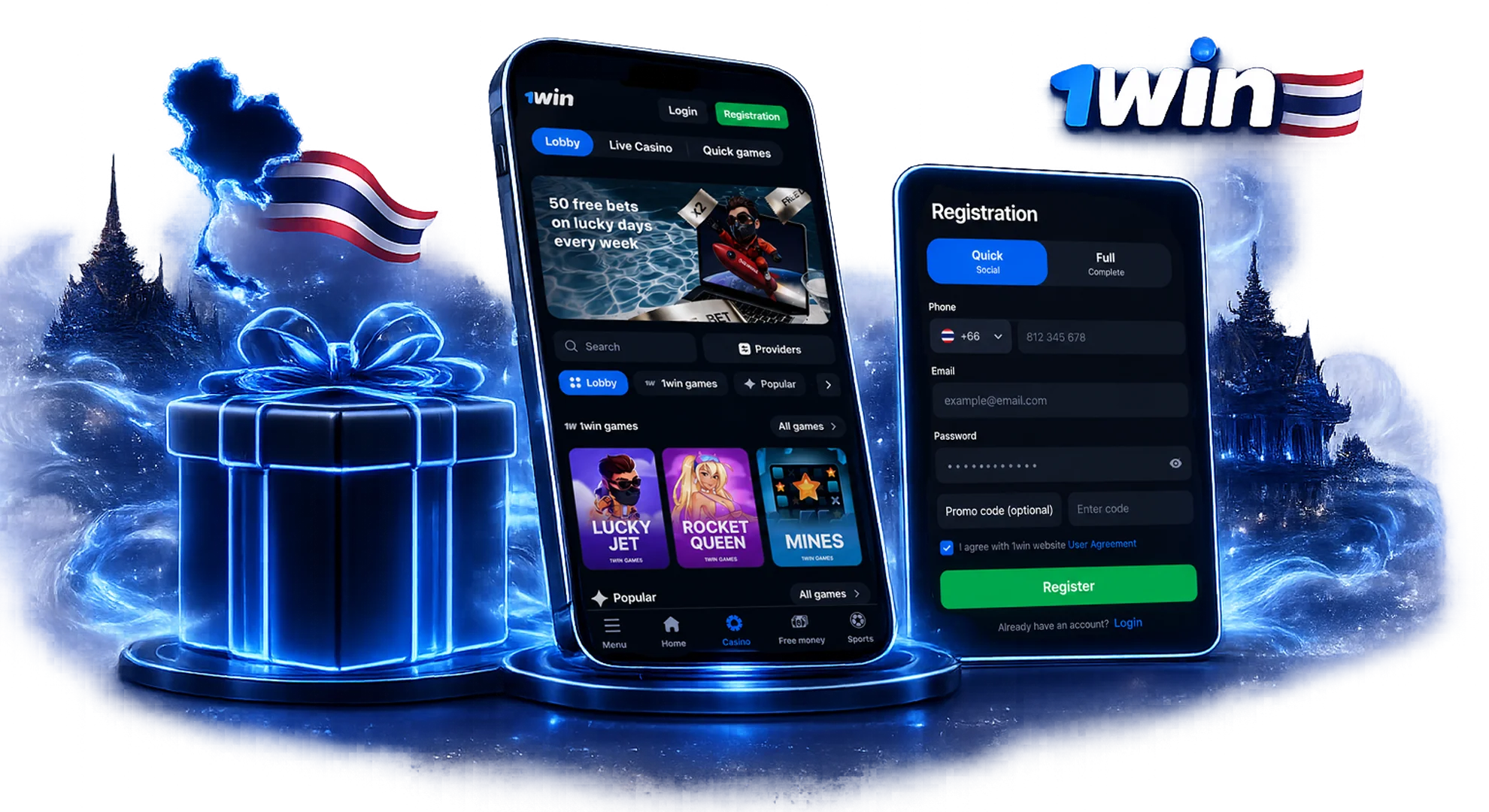 1win Register in Thailand: Sign Up and Get Welcome Bonus